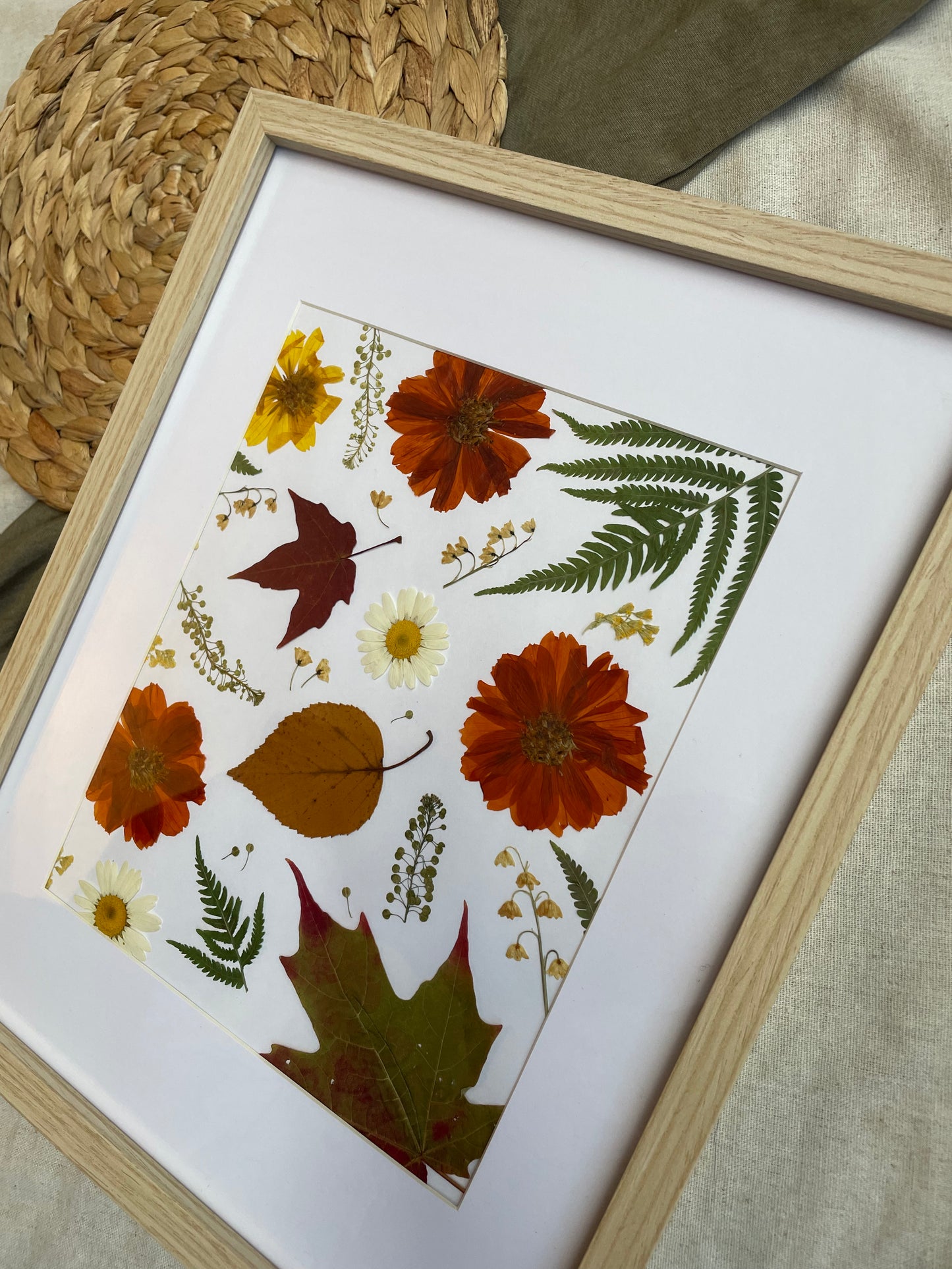 Pressed Floral Frame
