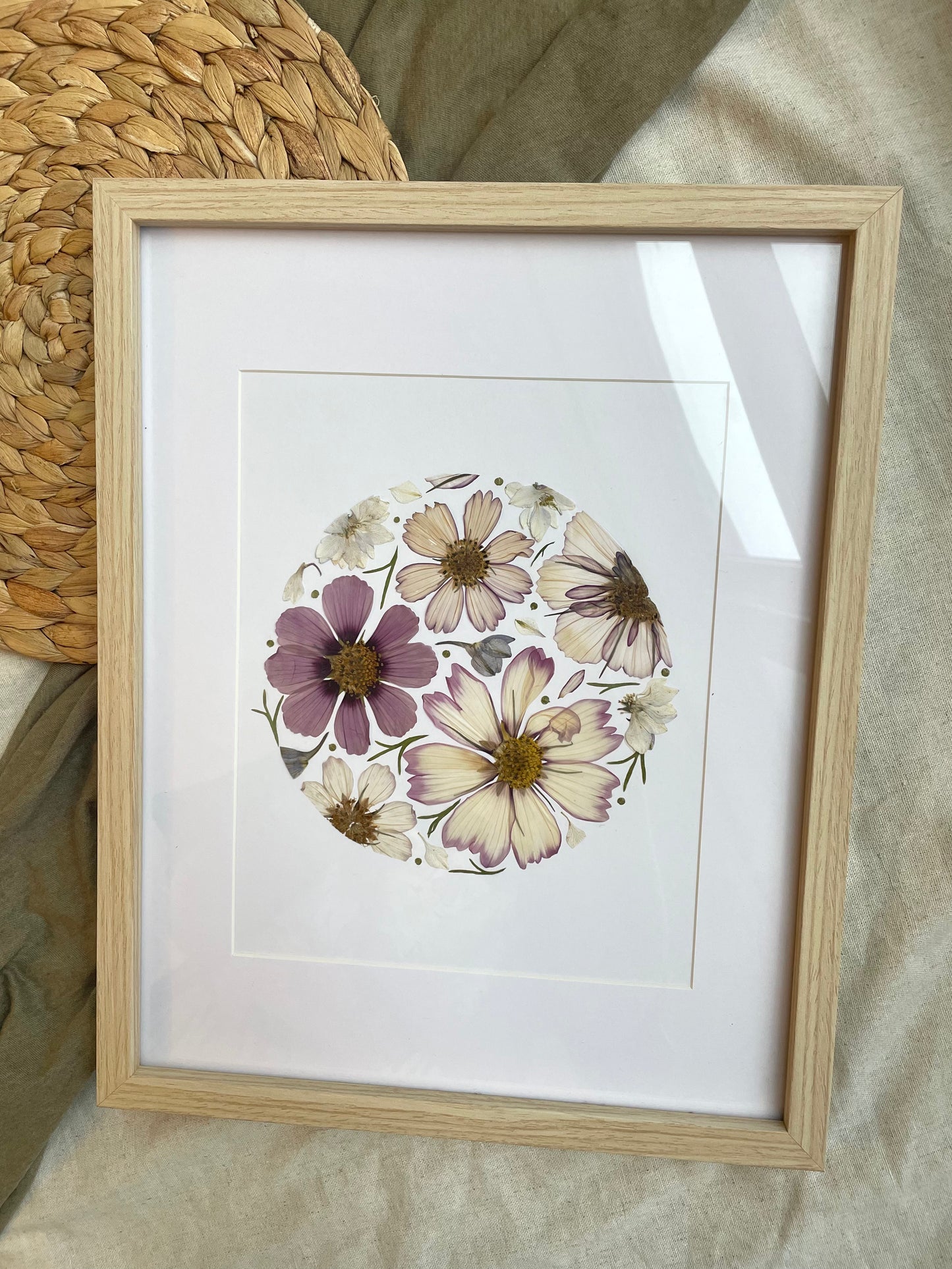 Pressed Floral Frame