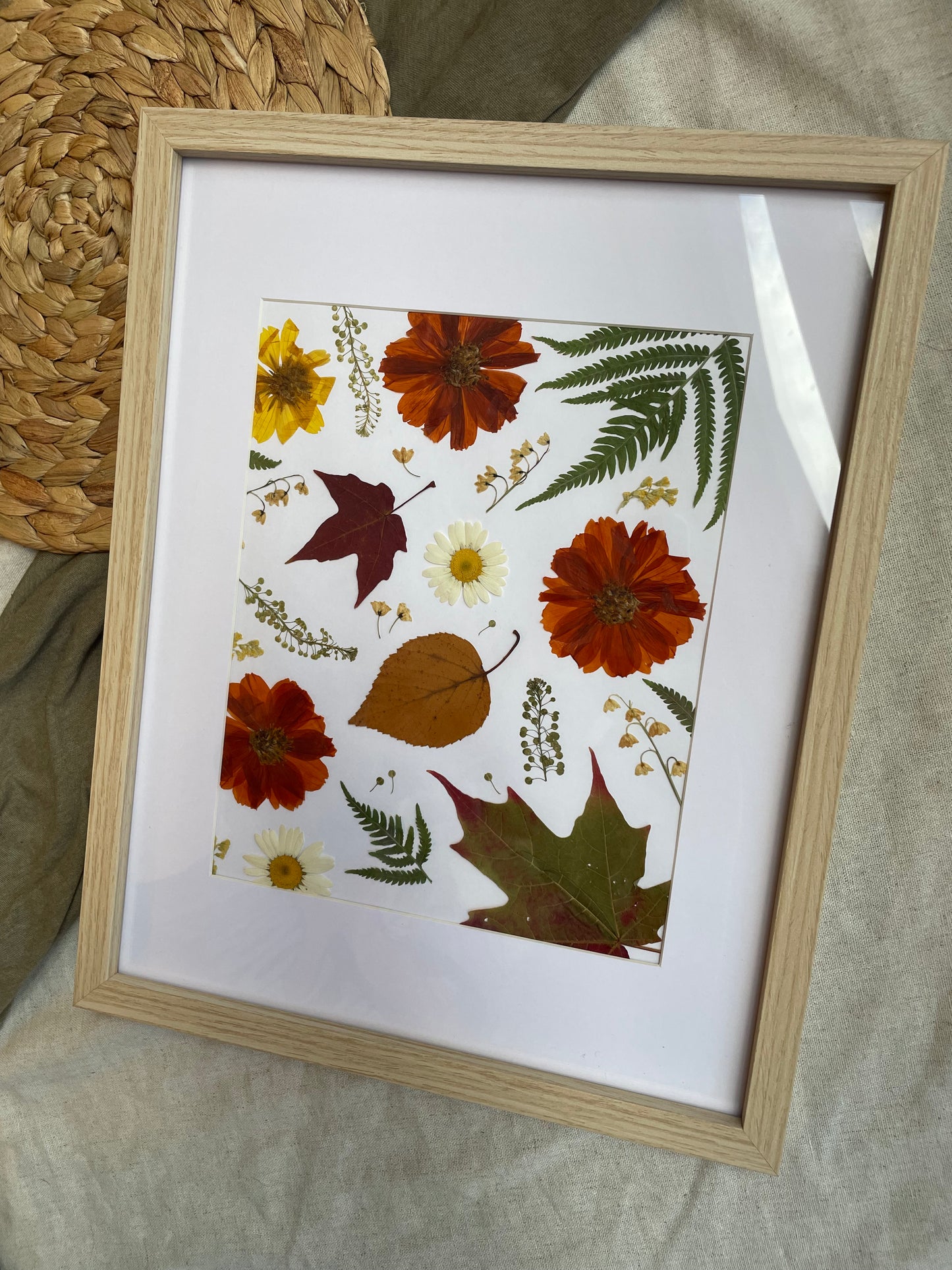 Pressed Floral Frame