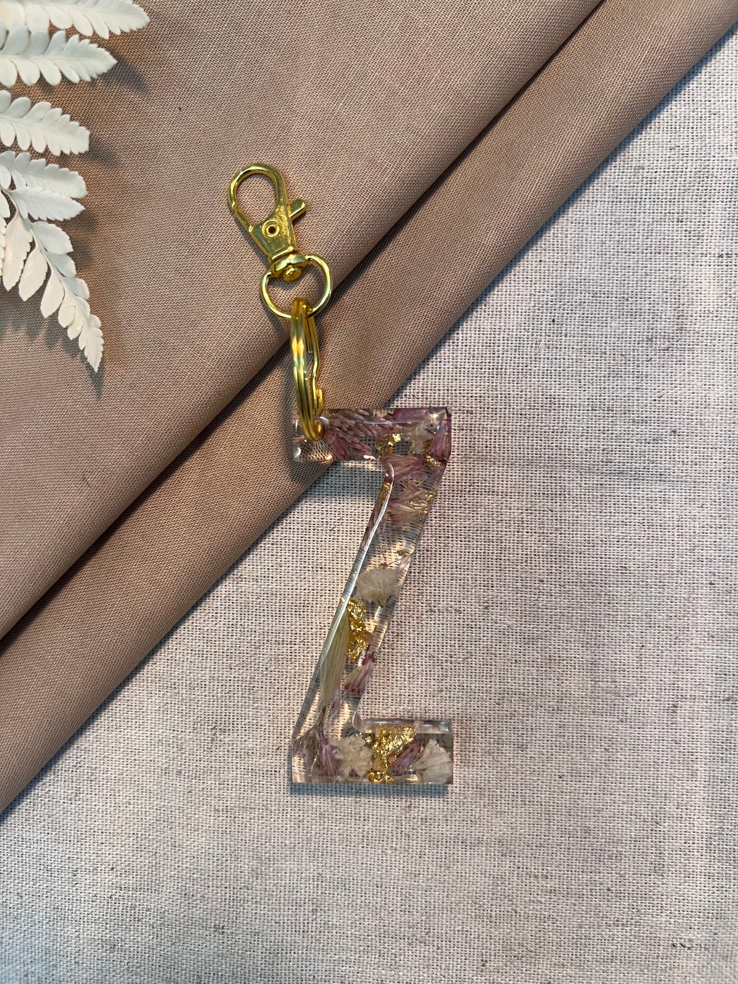 Z LETTER KEYCHAIN