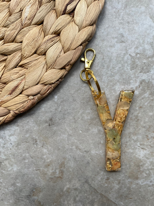 Y LETTER KEYCHAIN