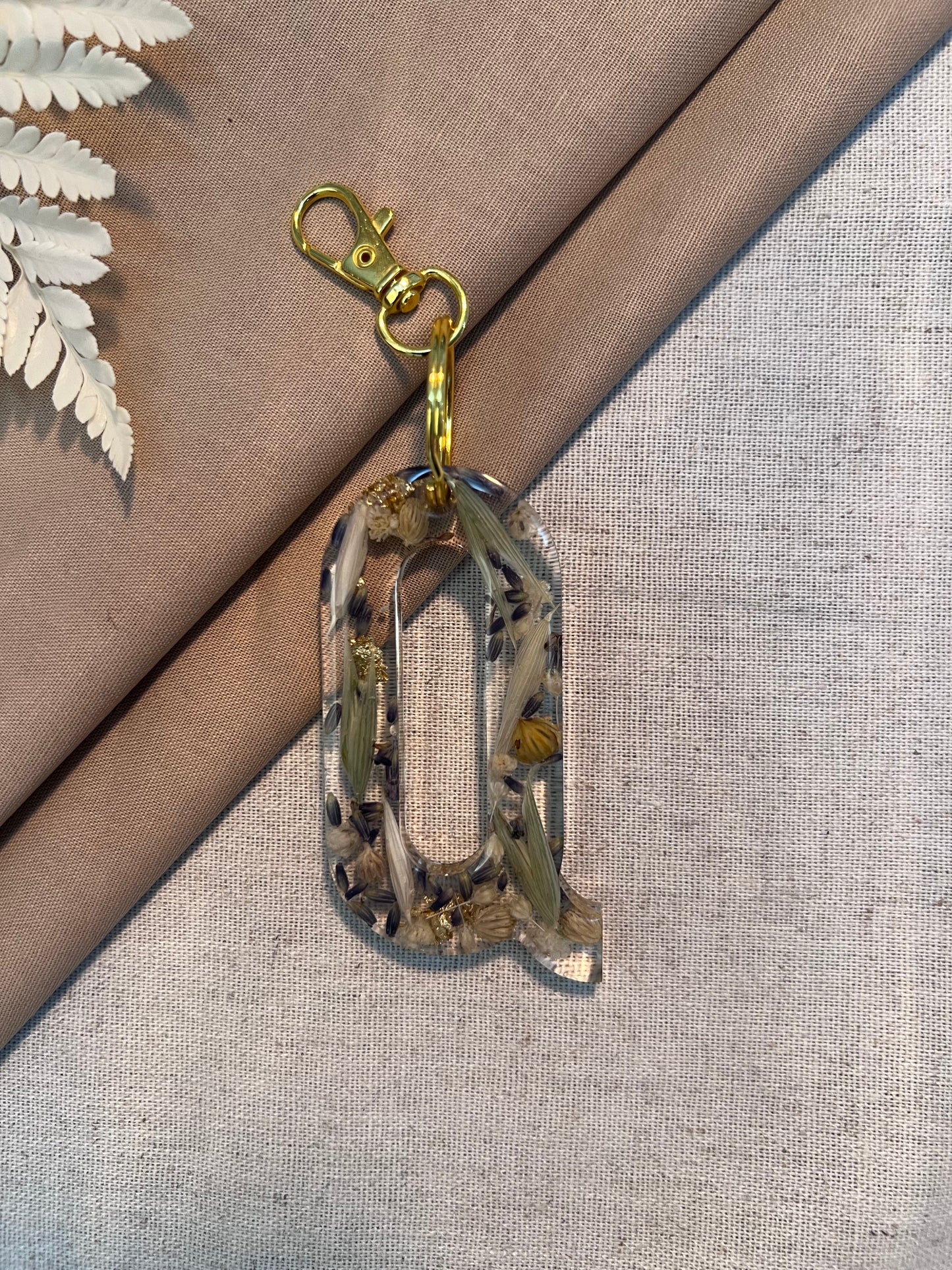 Q LETTER KEYCHAIN