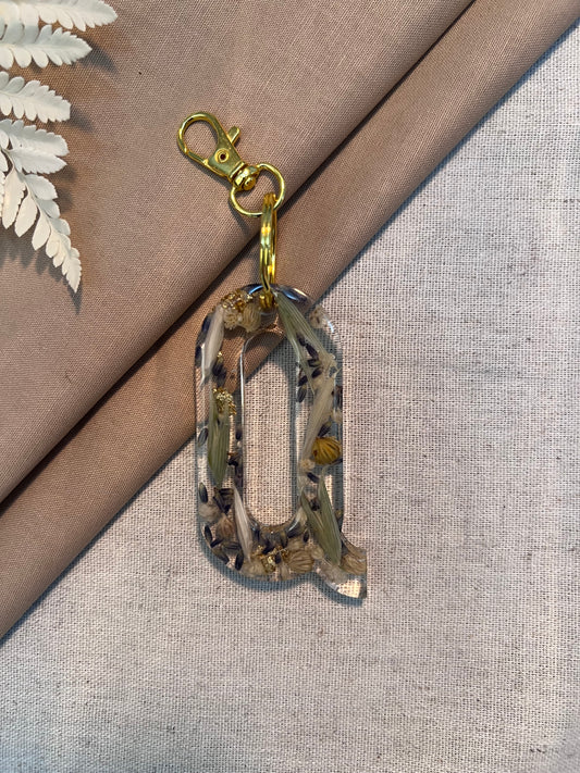 Q LETTER KEYCHAIN