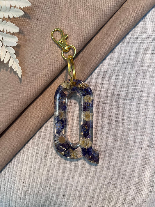 Q LETTER KEYCHAIN