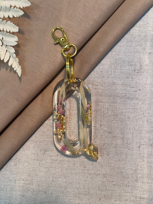 Q LETTER KEYCHAIN