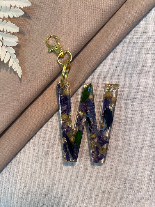 W LETTER KEYCHAIN