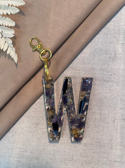 W LETTER KEYCHAIN