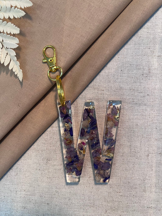 W LETTER KEYCHAIN